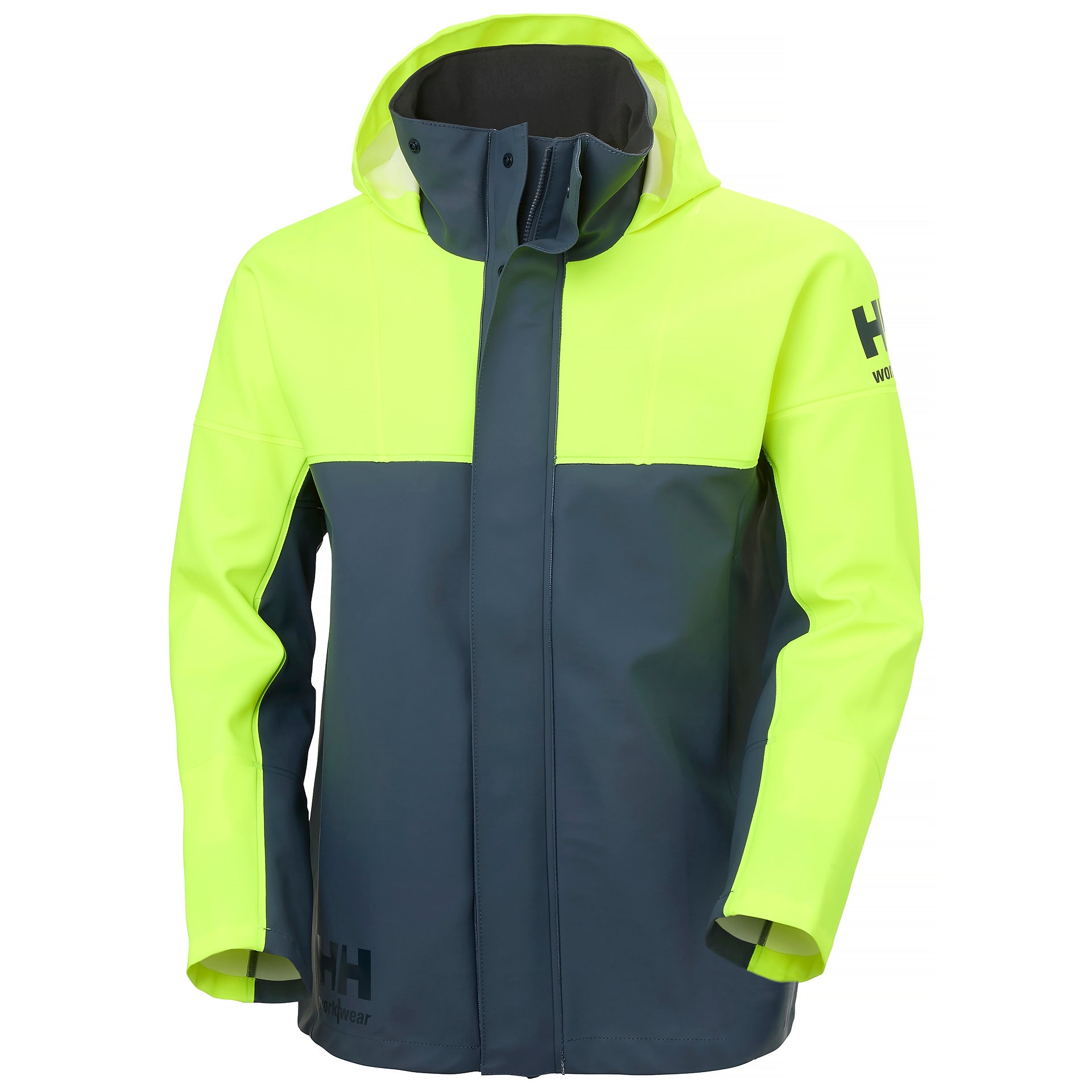 Helly Hansen NJORD RAIN vihmajope Hi-Vis kollane/sinine
