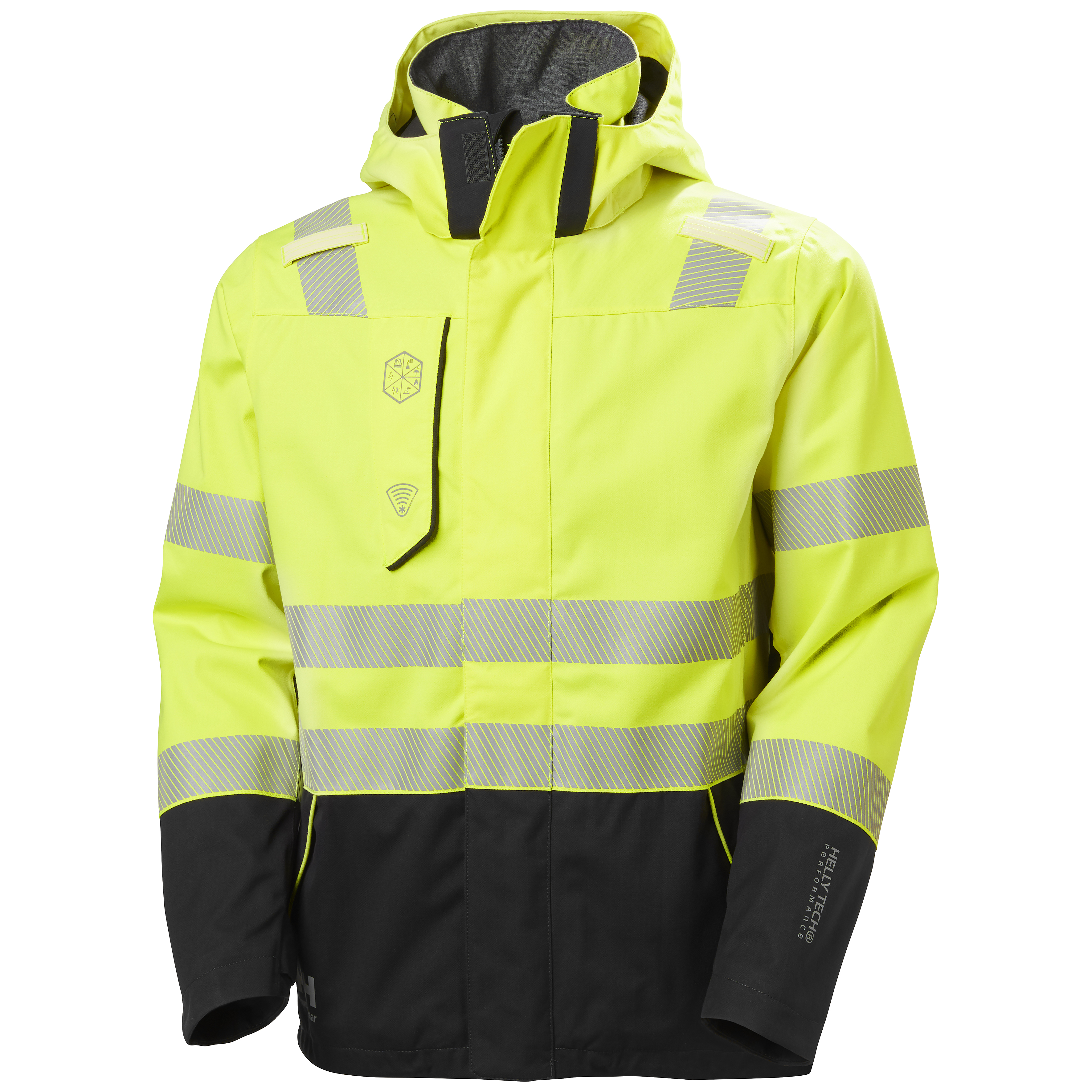 Helly Hansen FYRE Shell jope kl.2 kollane/must