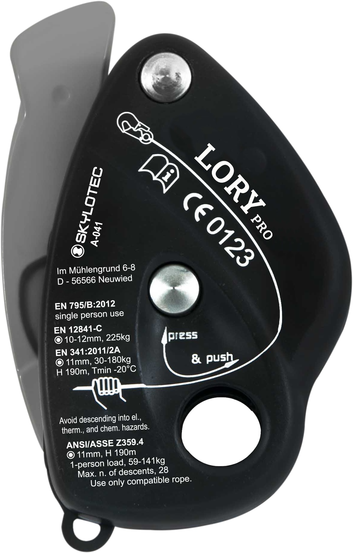 Skylotec LORY PRO laskumisseade