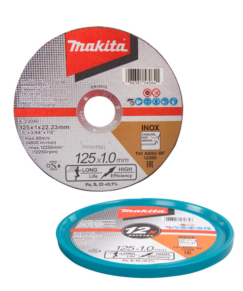 MAKITA lõikeketas 125x1,0mm (12tk)