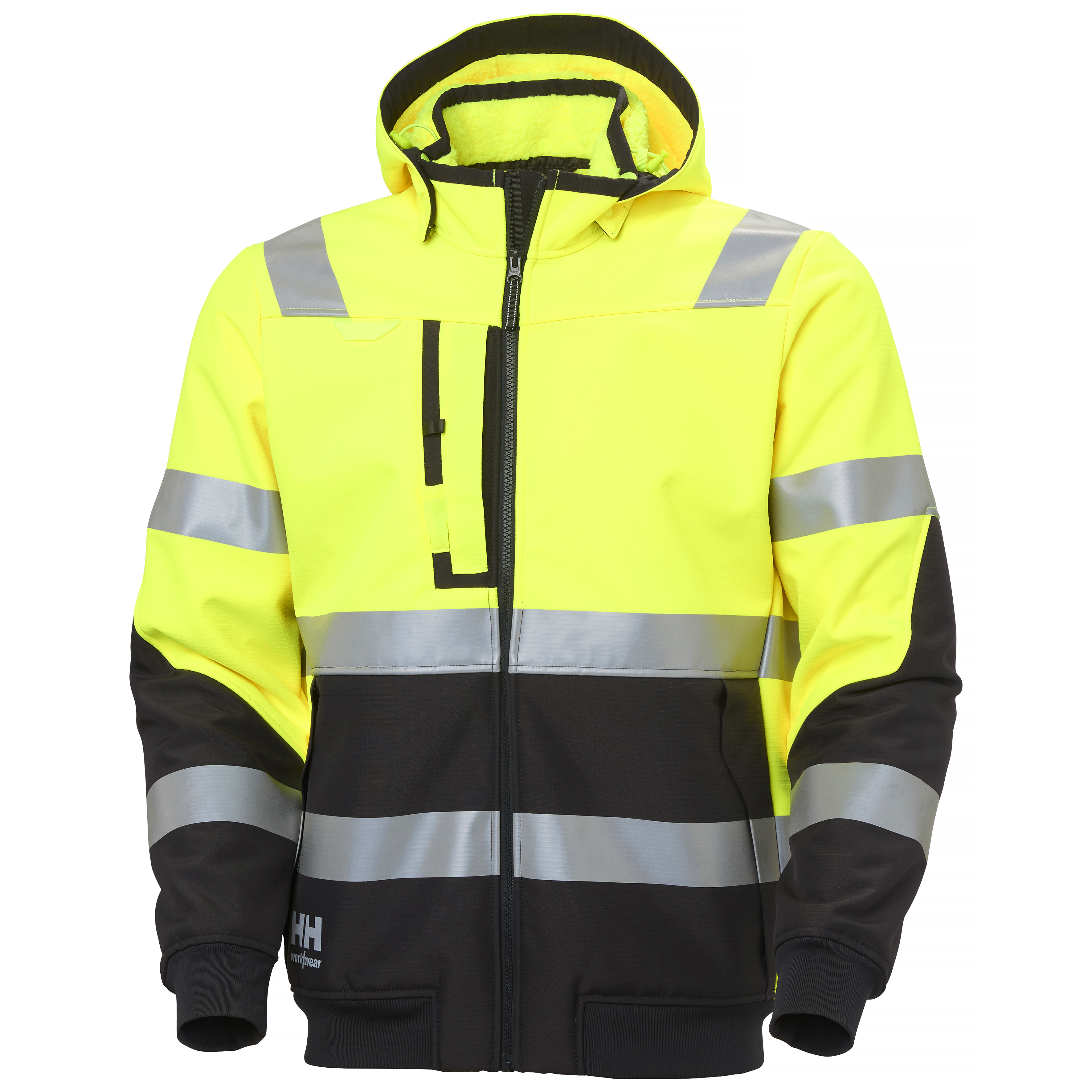 Helly Hansen ALNA 2.0 talve softshell jakk HI-VIS kl2, kollane/must