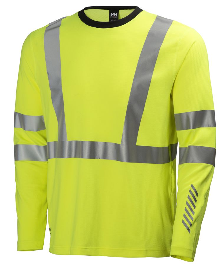 Helly Hansen ESBJERG CREWNECK HI-VIZ särk pikkade käistega