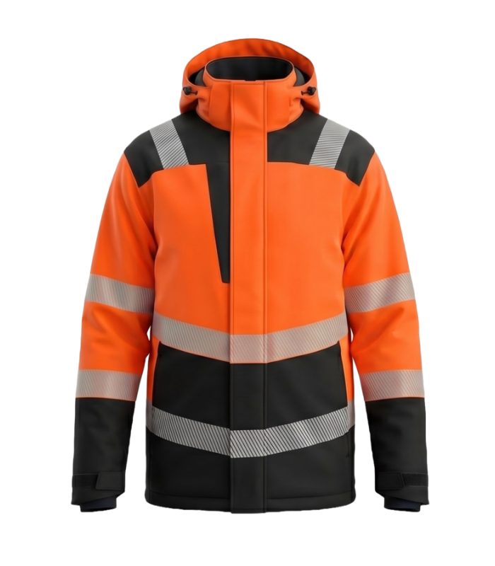 BoSafety LIMA Sorona talvejope Hi Vis Kl.2 oranž/must