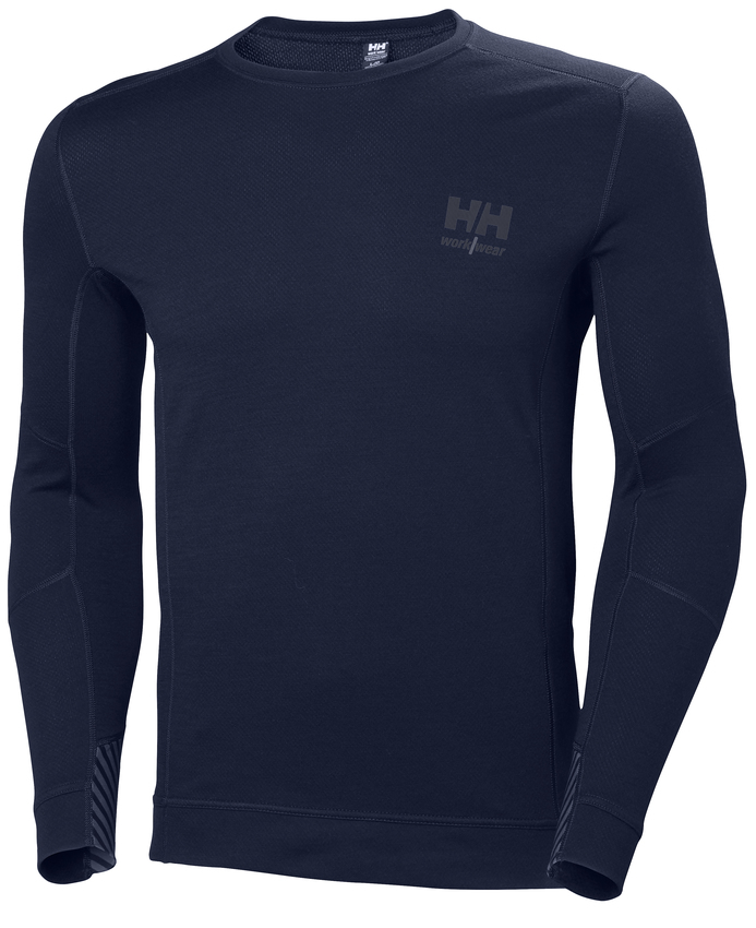 Helly Hansen LIFA MERINO Crewneck termosärk, tumesinine