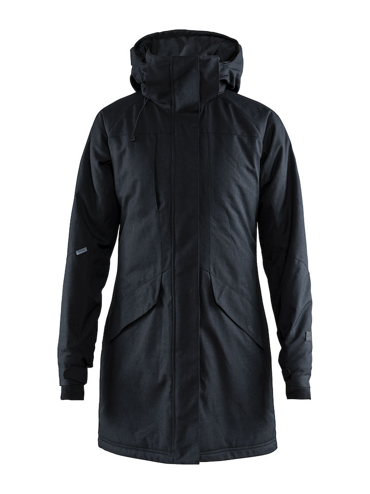 Craft MOUNTAIN PADDED W naiste talveparka, must
