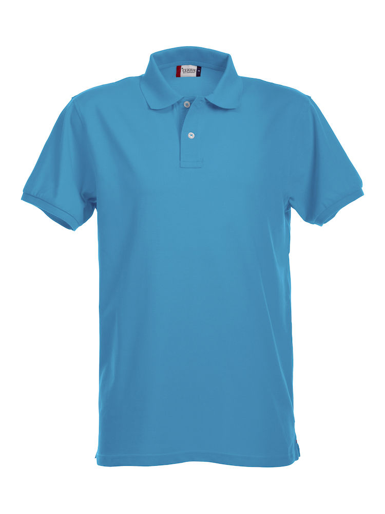 Clique STRETCH PREMIUM polo meeste, türkiissinine