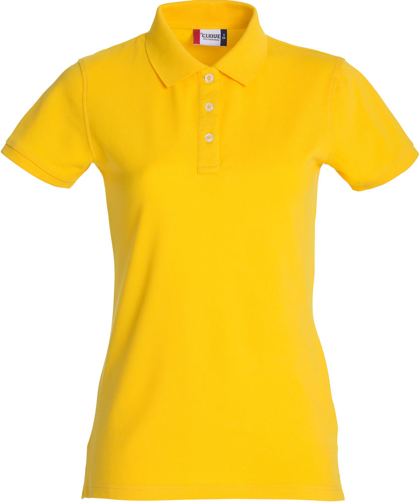 Clique STRETCH PREMIUM polo naiste, kollane