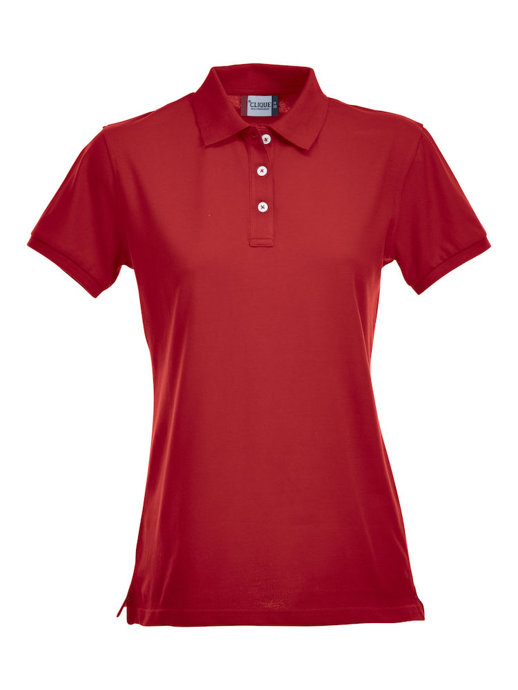 Clique STRETCH PREMIUM polo naiste, punane
