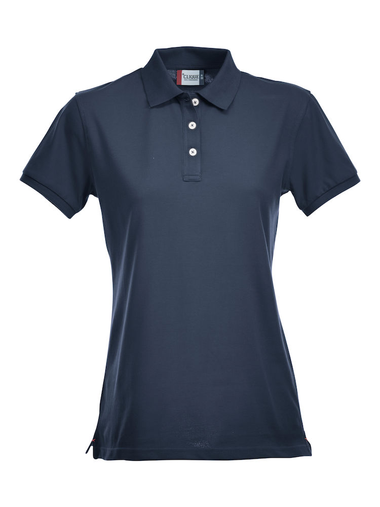Clique STRETCH PREMIUM polo naiste, navy