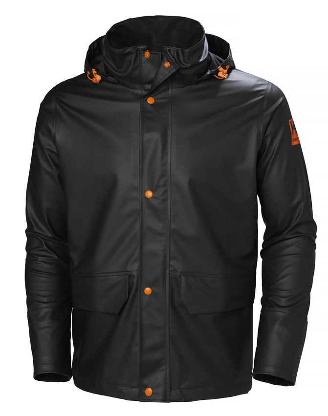 Helly Hansen GALE vihmajakk kapuutsiga, must