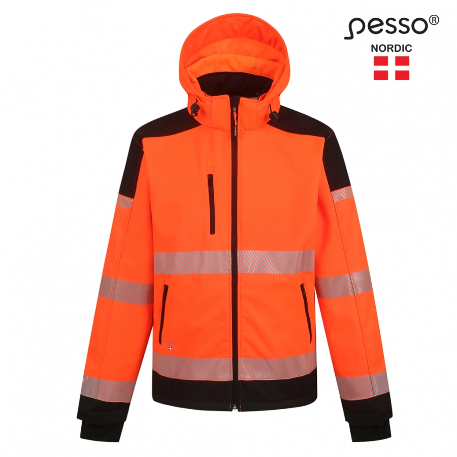 Pesso PALERMO kapuutsiga softshell HI-VIS, oranž