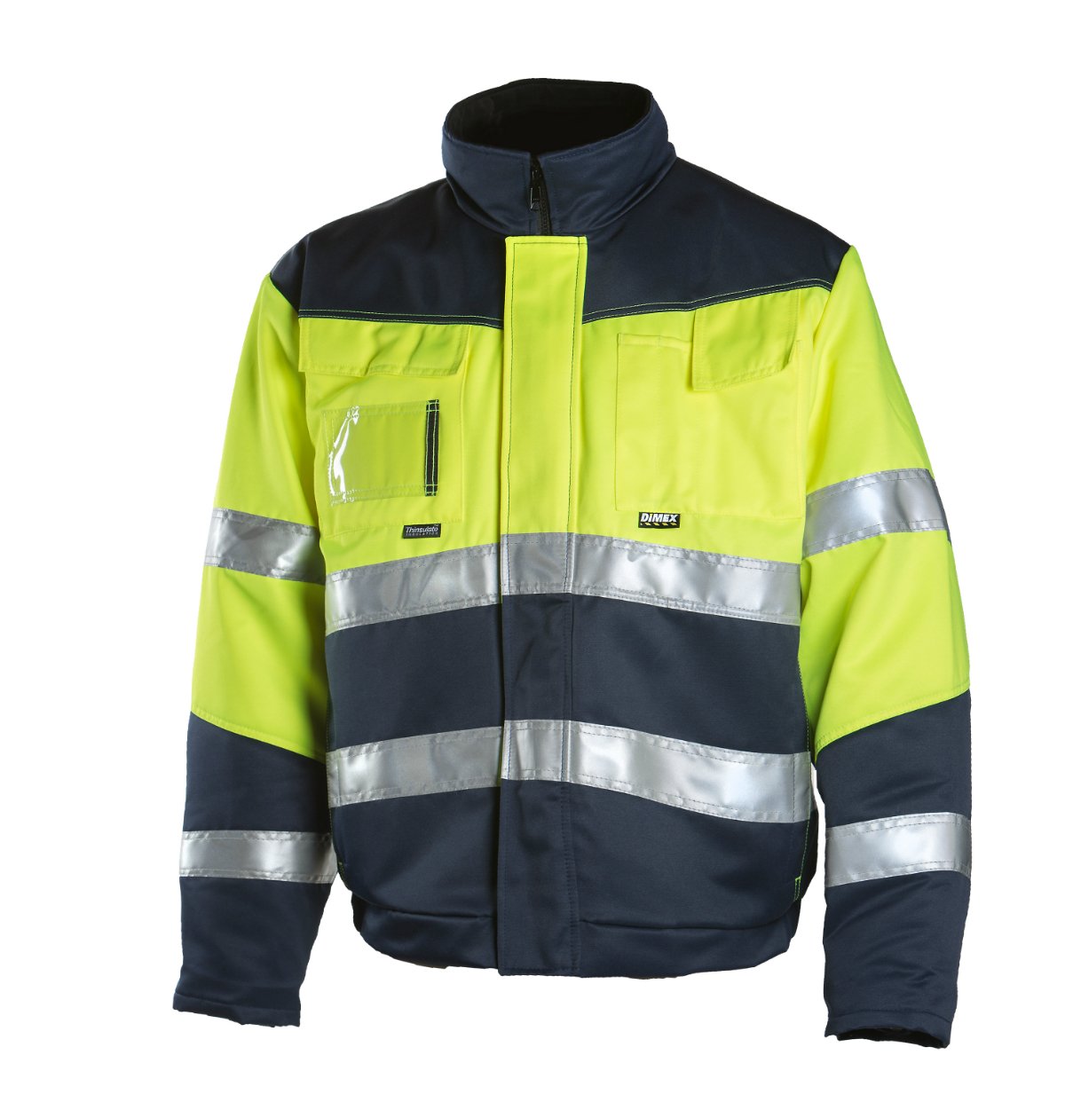 Dimex talvejope HI-VIS kollane/tumesinine kl.2