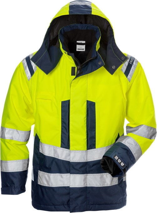 Fristads AIRTECH 4037 GTT Hi-Vis naiste talvejope kl.3 kollane/tumesinine