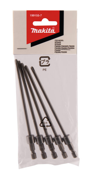 MAKITA kruvikeeraja otsikud 130mm PH2 (5tk)