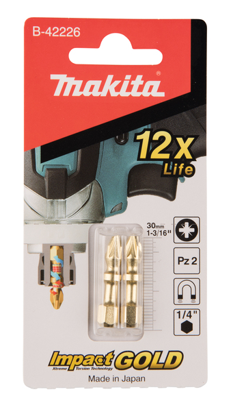 MAKITA kruvikeeraja otsikud PZ2 30mm (2tk)