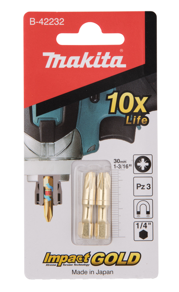 MAKITA kruvikeeraja otsikud PZ3 30mm (2tk)