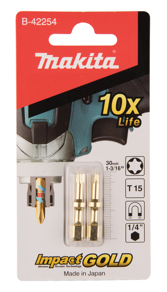 MAKITA kruvikeeraja otsikud T15 30mm (2tk)