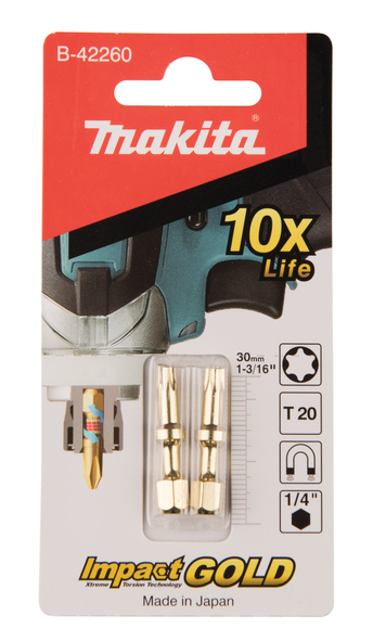 MAKITA kruvikeeraja otsikud T20 30mm (2tk)