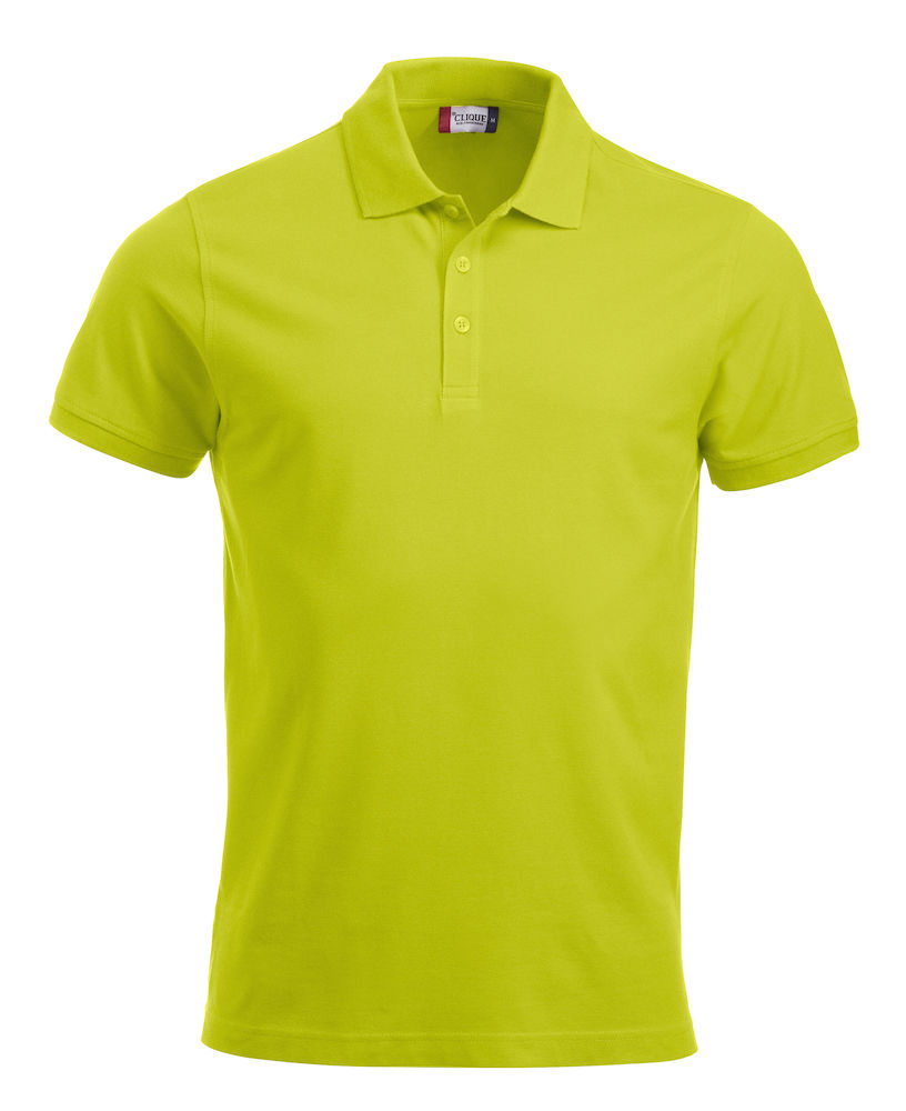 Clique CLASSIC LINCOLN polo meeste, HI-VIS roheline