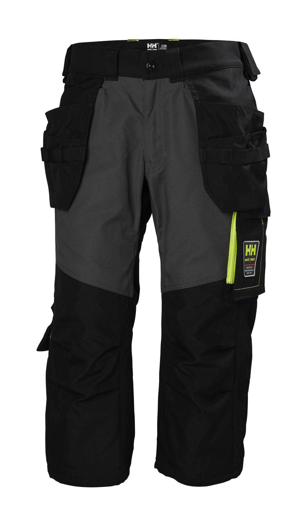 Helly Hansen AKER piraadipüksid ripptaskutega, must/hall