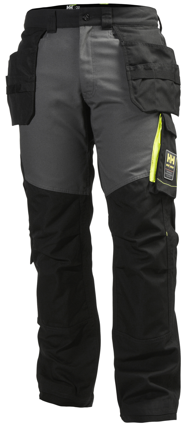 Helly Hansen AKER CONSTRUCTION püksid ripptaskutega, must