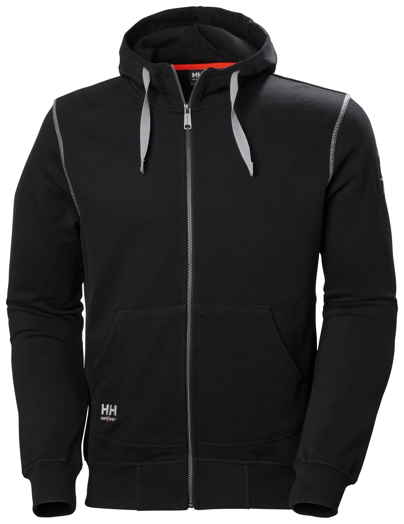 Helly Hansen OXFORD pika luku ja kapuutsiga pusa, must