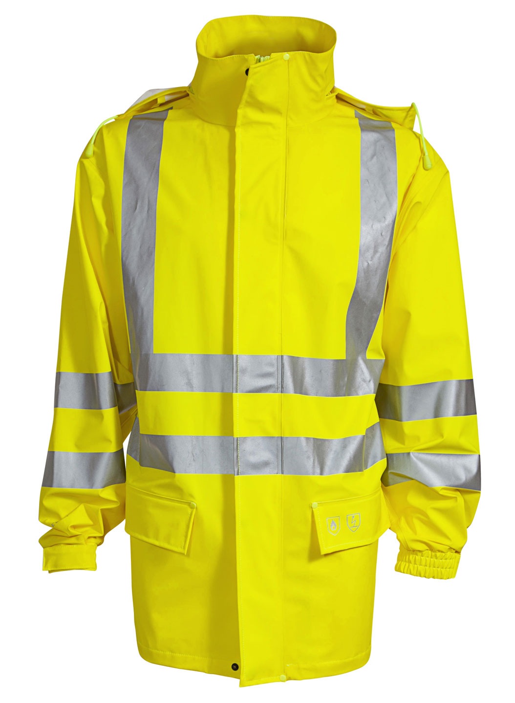 ELKA Dry Zone Offshore sädemekindel vihmajakk HI VIS