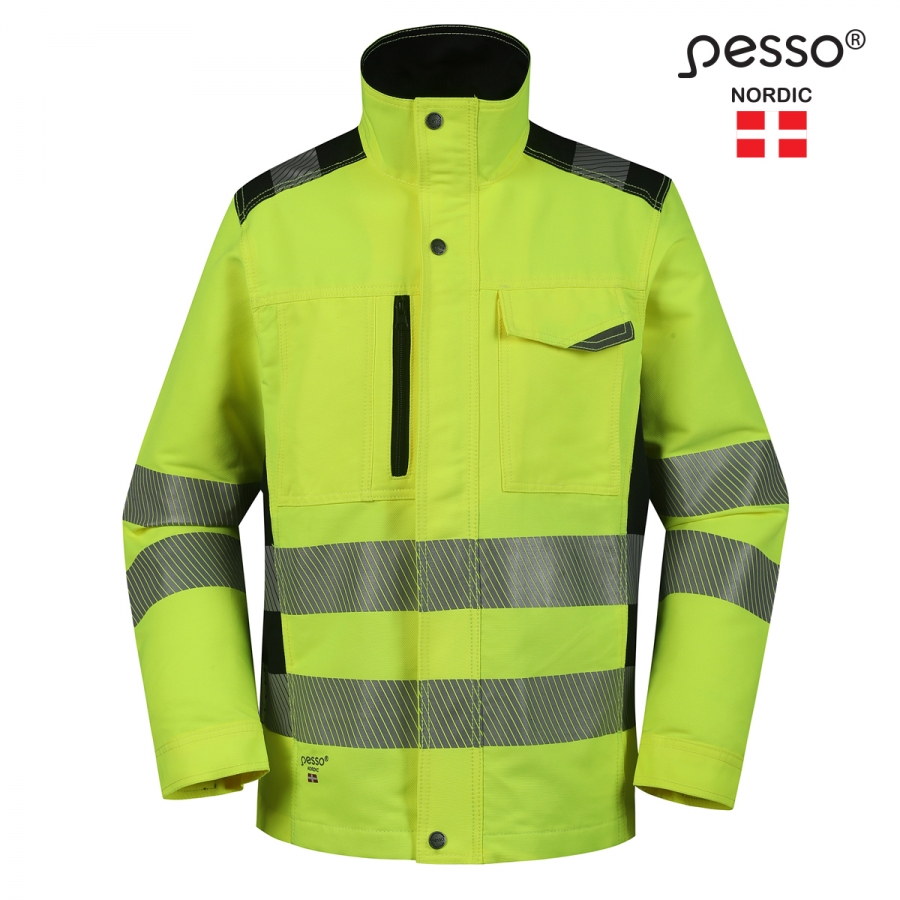 Pesso URANUS stretš tööjakk HI-VIS kollane