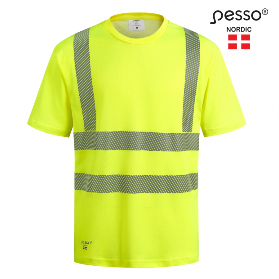Pesso HI VIS T-särk, kollane