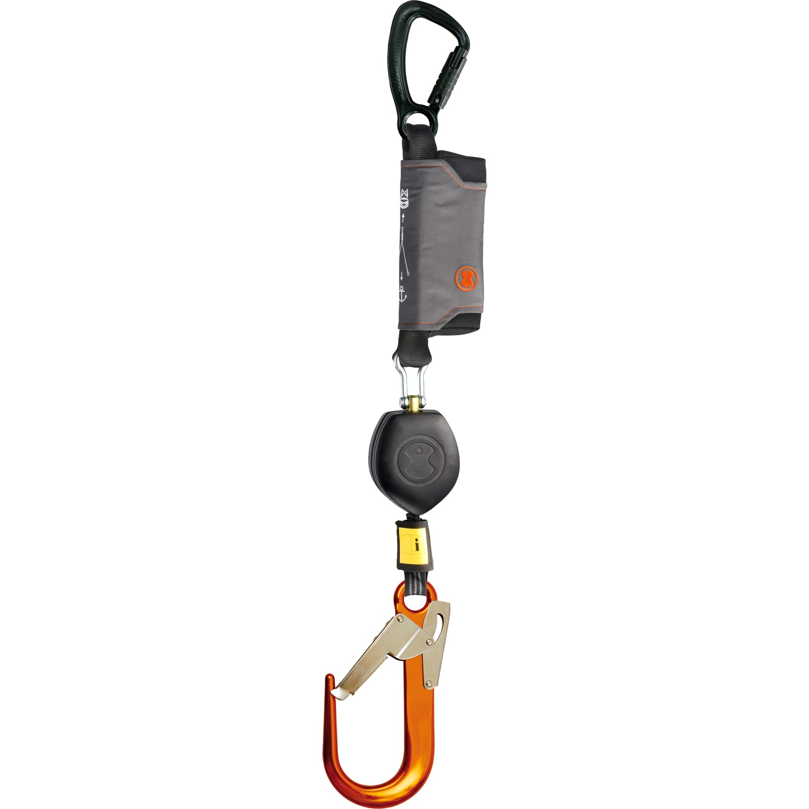 Skylotec PEANUT I kukkumiskaitse plokiga 50-135kg 1,8 m, alumiiniumkarabiin FS90