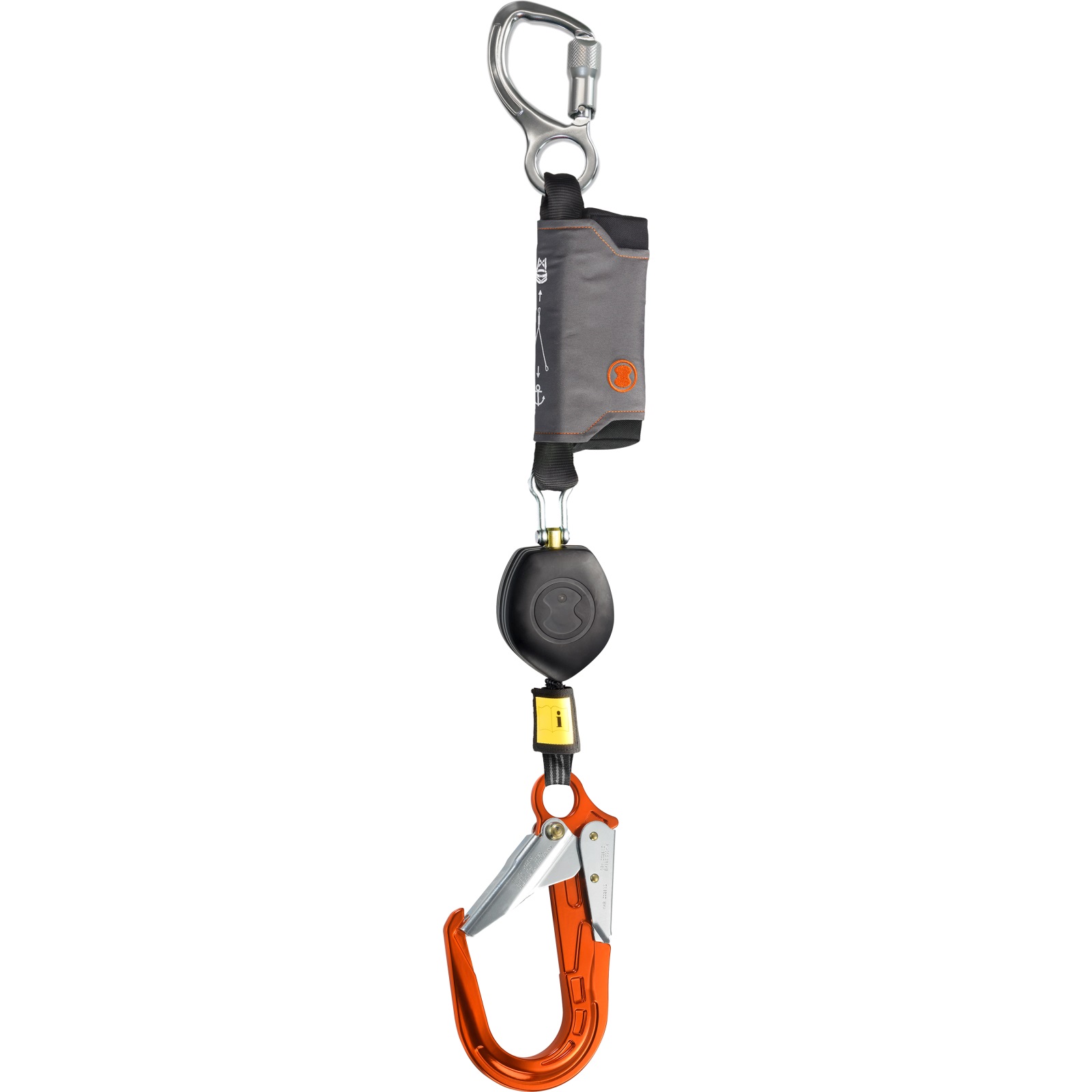 Skylotec PEANUT I kukkumiskaitse plokiga 50-135kg lint 1,8m, alumiiniumkarabiin FS64 ANSI