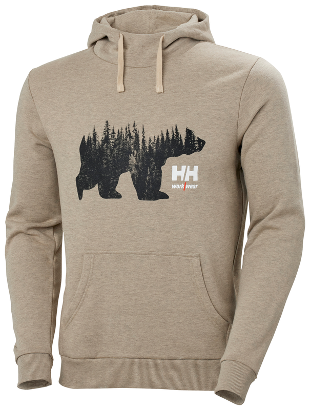Helly Hansen GRAPHIC kapuutsiga pusa sand melange