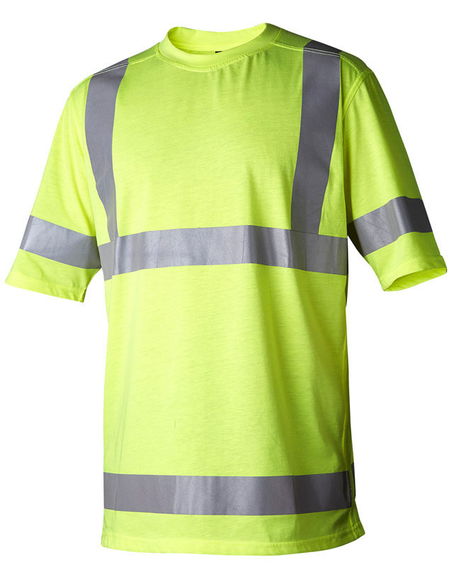 Top Swede Hi-Vis T-särk 168, kollane 50/50
