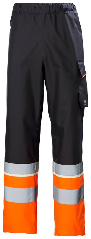 Helly Hansen UC-ME Shell püksid HI VIS CL1, oranž/must