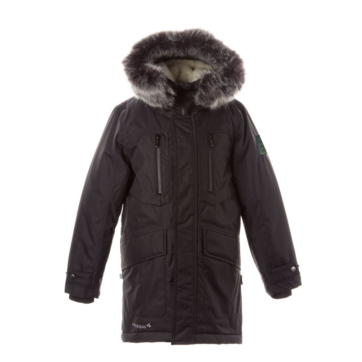 Huppa DAVID meeste talveparka 200gr must