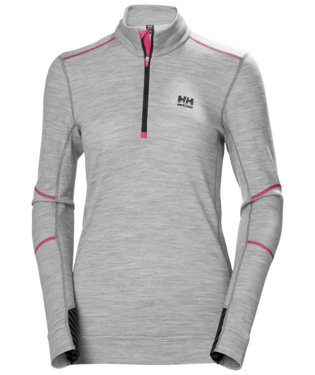Helly Hansen LIFA MERINO naiste Half Zip termosärk, hall