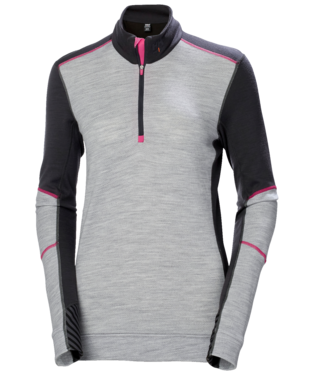 Helly Hansen LIFA MERINO naiste Half Zip termosärk, must/hall