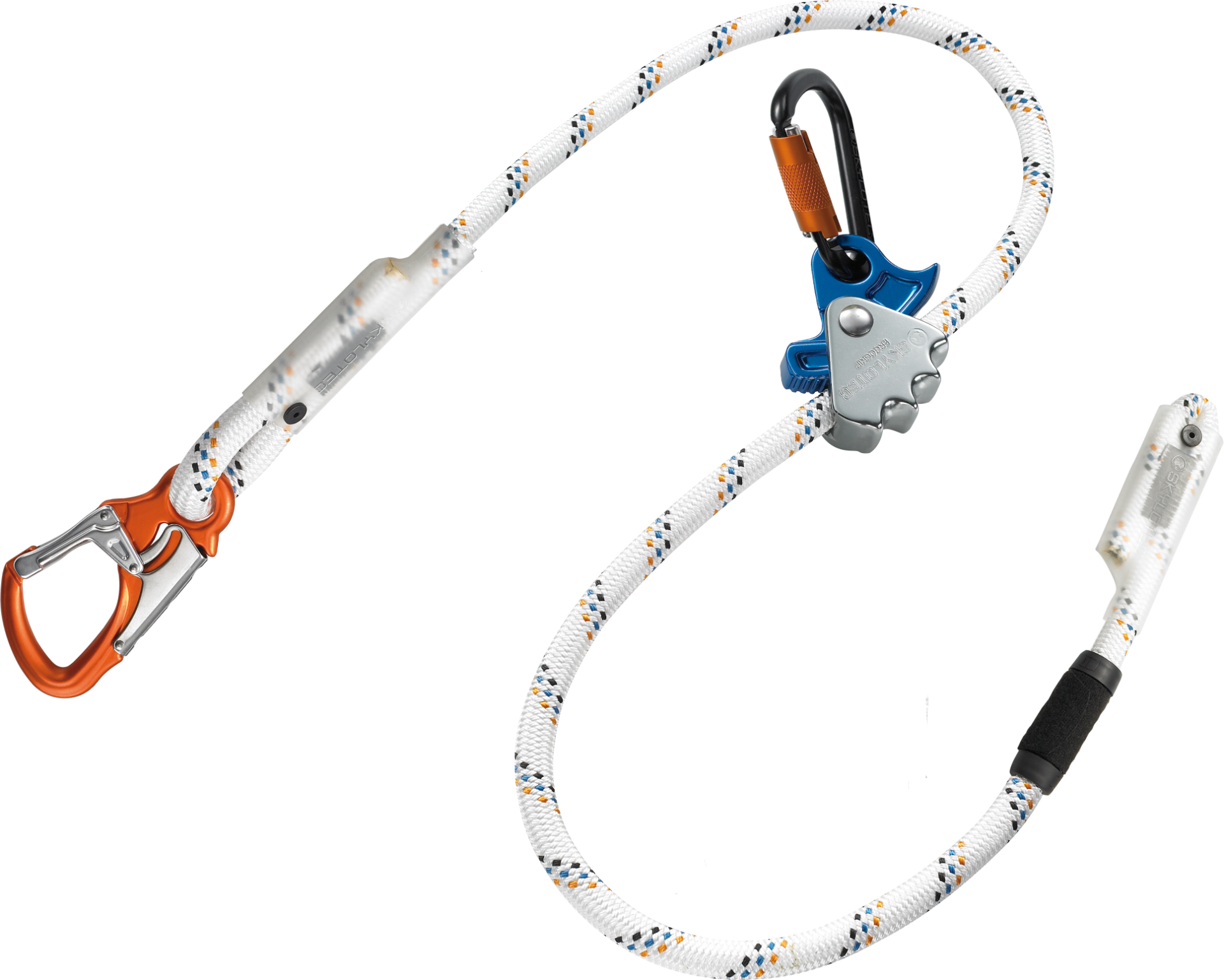 Skylotec ERGOGRIP SK16 positsiooniköis 2 m, alumiinium automaatlukustusega karabiinid