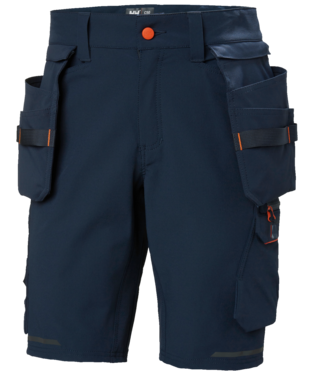 Helly Hansen KENSINGTON CONSTRUCTION lühikesed püksid eemaldatavate ripptaskutega, tumesinine