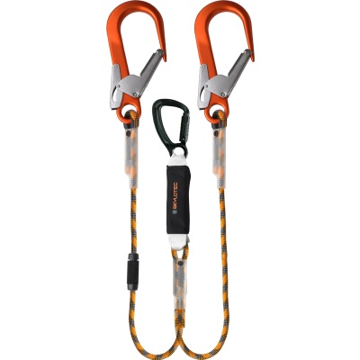 Skylotec BFD Y SK12 turvaköis 1.5m kukkumiskaitse leevendiga ja 2 alumiiniumkarabiiniga FS110