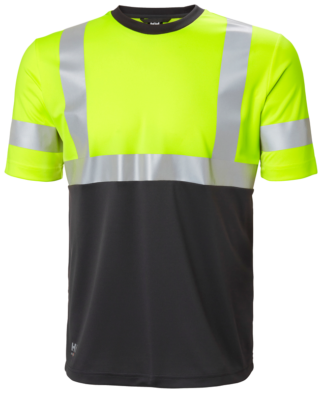 Helly Hansen ADDVIS T-särk CL1 kollane/must