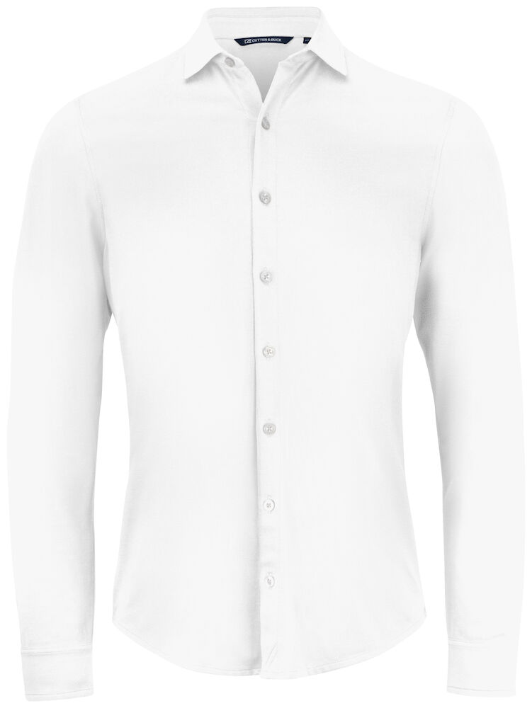 Cutter & Buck ADVANTAGE pikkade varrukatega särk valge