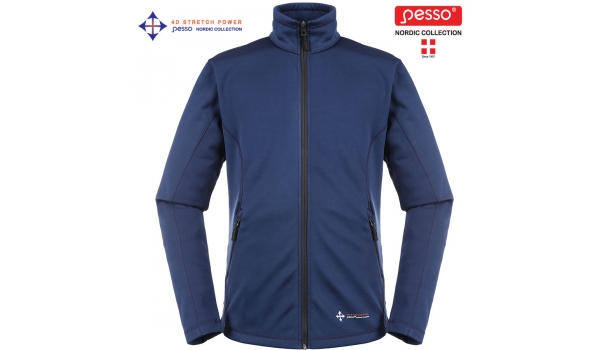 Pesso stretš jakk, tumesinine