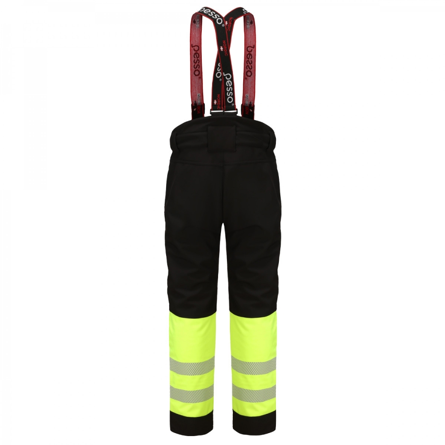 Pesso BARNABI talve traksipüksid HI-VIS, kollane