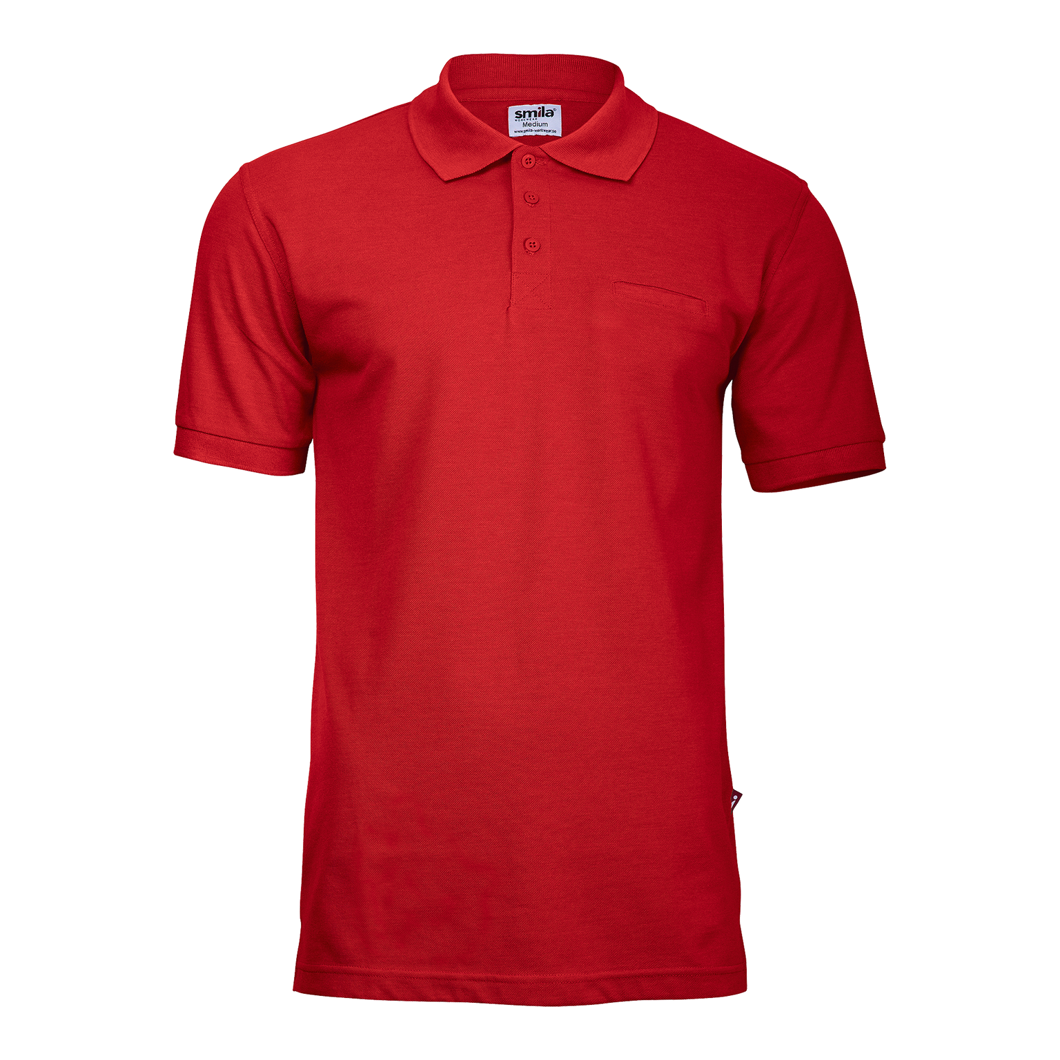 Smila Workwear Dan polosärk punane