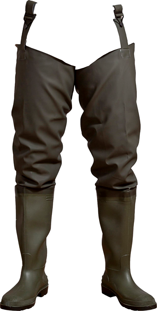 Elka Nööpkinnitusega reguleeritavad kahlamispüksid rohelised