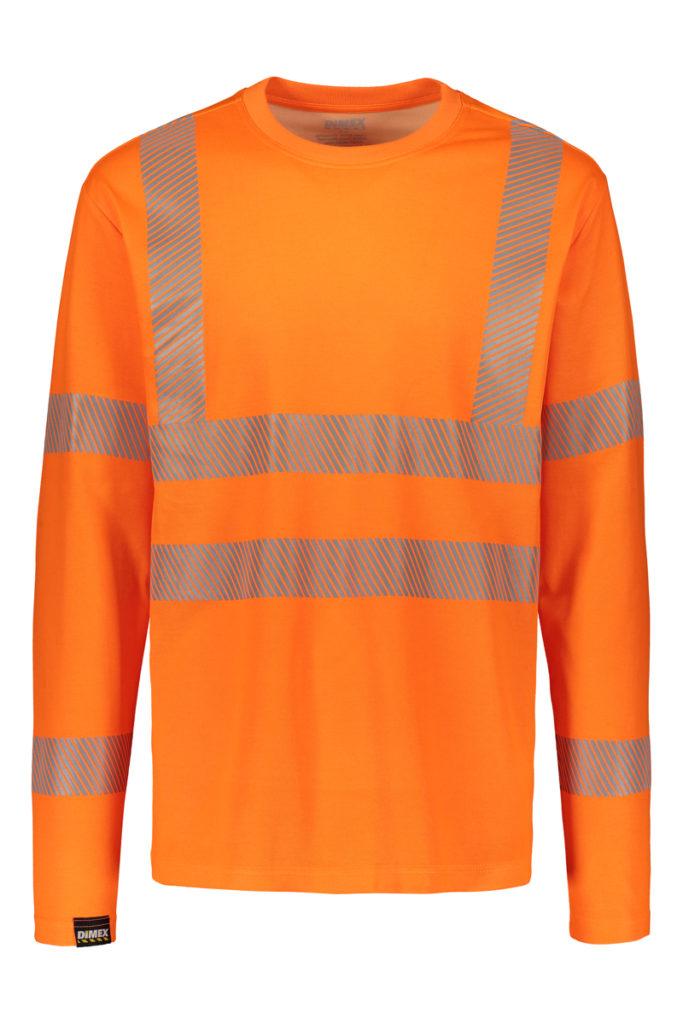 Dimex pika varrukaga särk Hi-Vis oranž