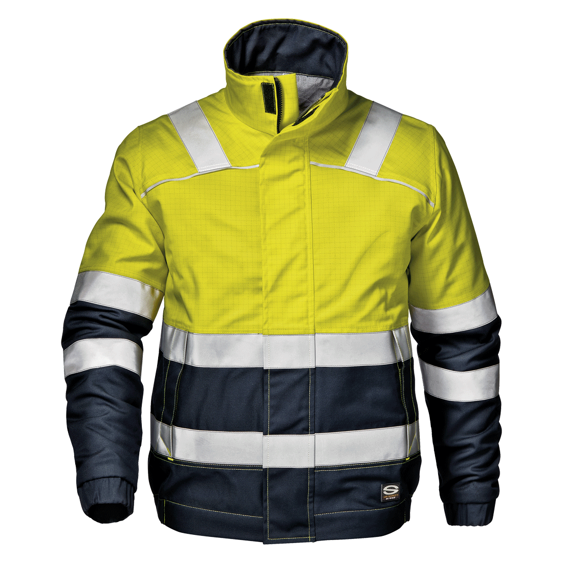 Sir Safety System SUPERTECH Hi-VIS Multinorm tepitud jope kl.3 kollane/tumesinine