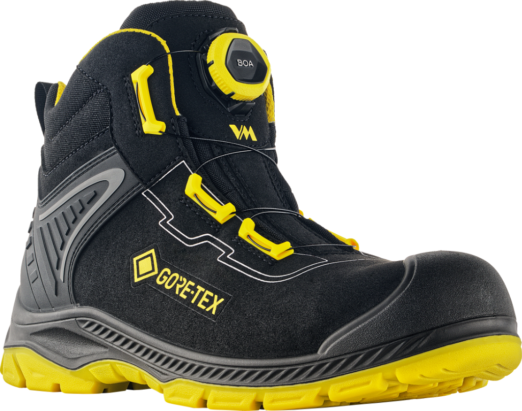 VM LIVERPOOL Gore-Tex BOA turvasaapad S7L FO SR must/kollane