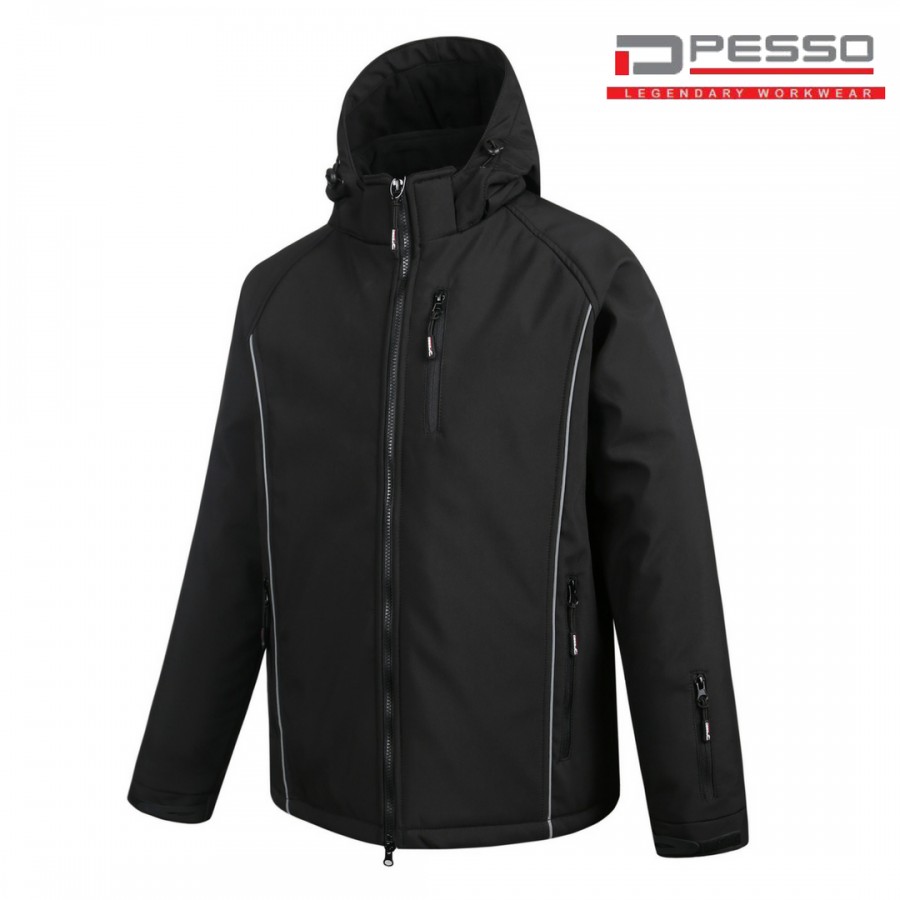 Pesso OTAVA talve softshell jope, must